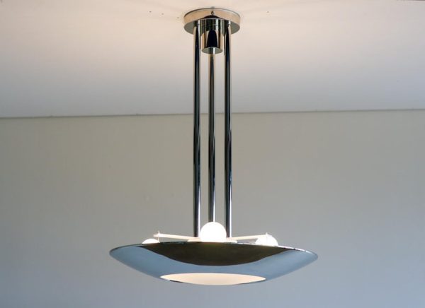 Pair of Jean Perzel No. 601 Pendants – Iconic French Art Deco Lighting - Image 9