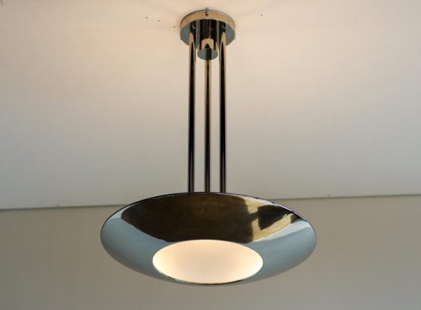 Pair of Jean Perzel No. 601 Pendants – Iconic French Art Deco Lighting - Image 2