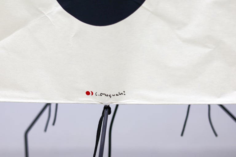 Isamu Noguchi Akari UF-3Q Light Sculpture, Handmade Washi Paper, Japan - Image 8