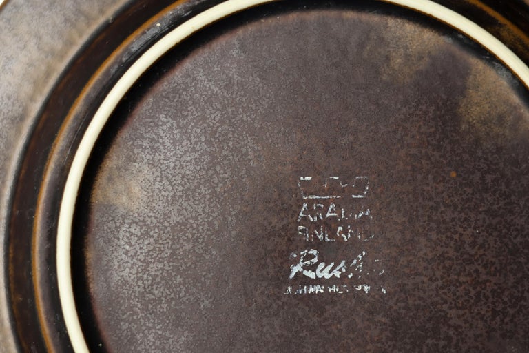 19-Piece Arabia Ruska Set – 1970s Finnish Earth & Fire - Image 7