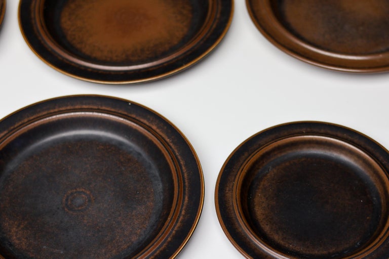 19-Piece Arabia Ruska Set – 1970s Finnish Earth & Fire - Image 9