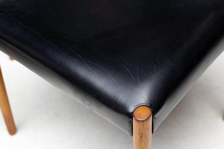 Rare Set of 6 Dining Chairs by Kai Kristiansen for Oddense, Denmark, 1960 - Image 6