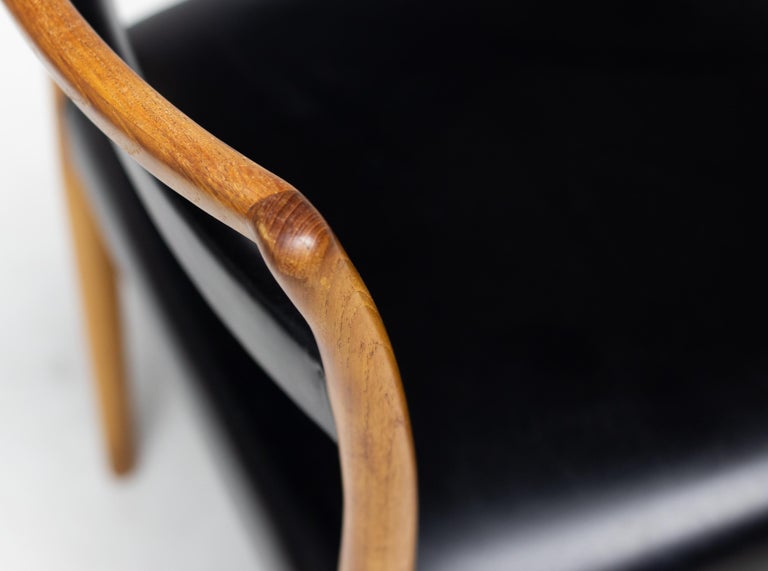 Rare Set of 6 Dining Chairs by Kai Kristiansen for Oddense, Denmark, 1960 - Image 9