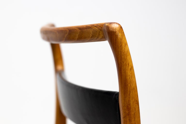 Rare Set of 6 Dining Chairs by Kai Kristiansen for Oddense, Denmark, 1960 - Image 13