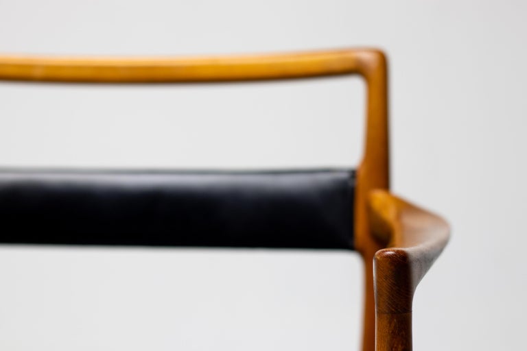 Rare Set of 6 Dining Chairs by Kai Kristiansen for Oddense, Denmark, 1960 - Image 15