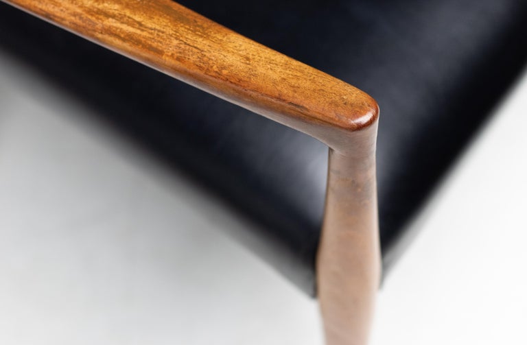 Rare Set of 6 Dining Chairs by Kai Kristiansen for Oddense, Denmark, 1960 - Image 4