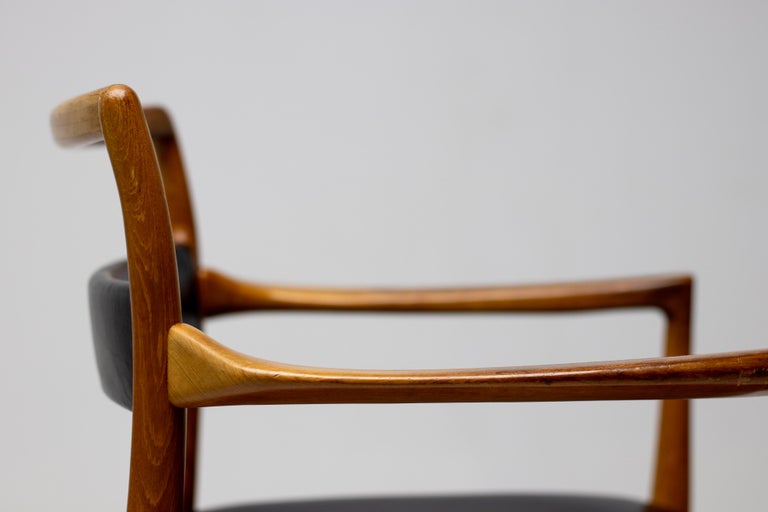 Rare Set of 6 Dining Chairs by Kai Kristiansen for Oddense, Denmark, 1960 - Image 17
