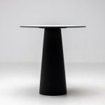 Marcel Wanders Container Dining Table, Black Base & White Top - Image 4