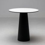 Marcel Wanders Container Dining Table, Black Base & White Top - Image 2