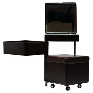 1970s Carlo Urbinati Dark Brown Vanity — Italian Modern Elegance