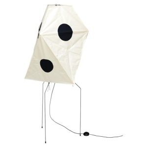Isamu Noguchi Akari UF-3Q Light Sculpture, Handmade Washi Paper, Japan