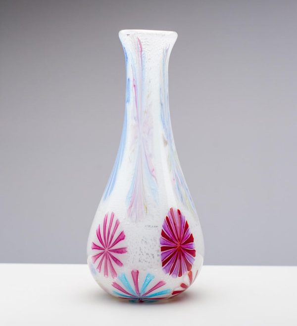 Monumental Anzolo Fuga for A.V.E.M. Murano 'Murrine Incatenate' Glass Vase - Image 6