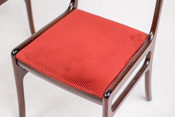 Set of Four Mid Century Modern Ole Wanscher 'Rungstedlund' Chairs - Image 4
