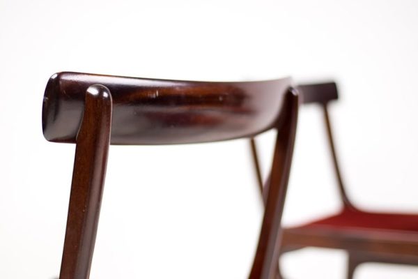 Set of Four Mid Century Modern Ole Wanscher 'Rungstedlund' Chairs - Image 6