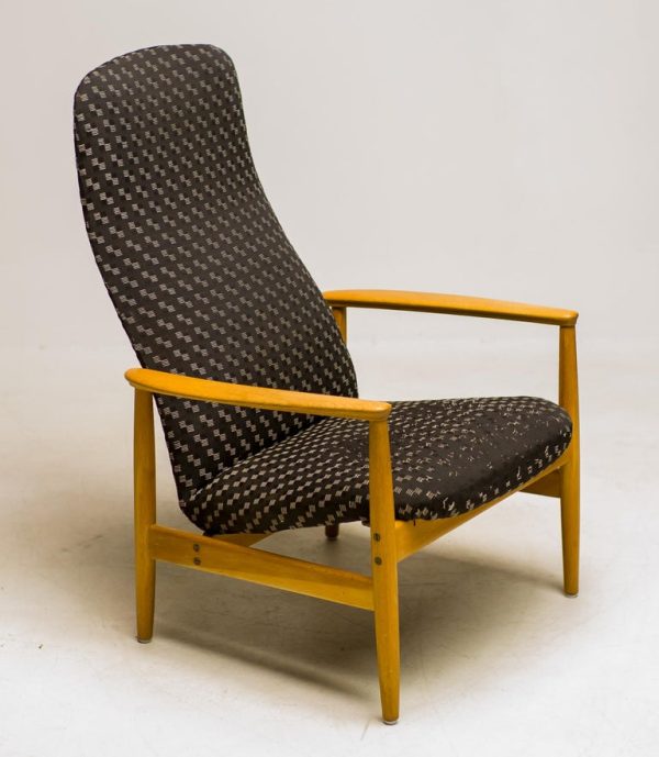 Scandinavian Organic Recliner by Alf Svensson - Image 8