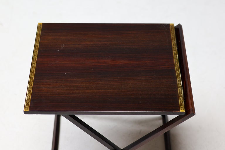 Set of Rosewood Tray Tables by Illum Wikkelsø, Denmark, 1960s - Image 6