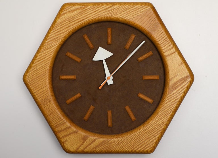 Mid Century Modern George Nelson Model No. 522 Wall Clock - Image 4
