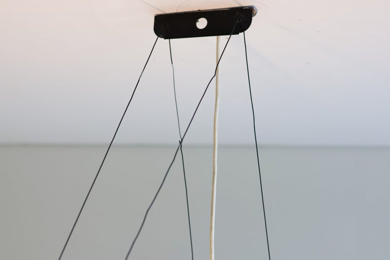 Gian Nicola Gigante for Zerbetto — Adjustable Fluorescent Pendant, Italy, 1980s - Image 5