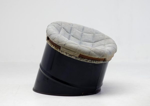 Giulietto Cacciari Oil Barrel Chair for Studio Simon - Image 7