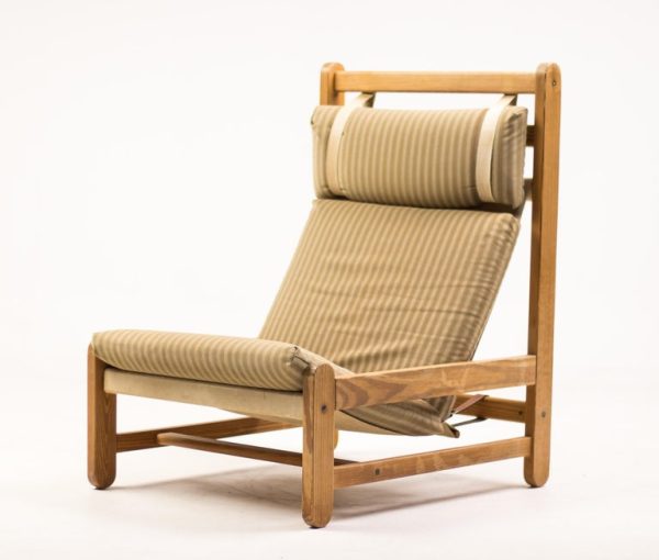 Danish Oregon Pine Sling Chair - Image 3