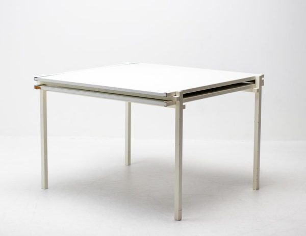 Architectural Rietveld "De Stijl" Adjustable Dining Table by Metz & Co - Image 3