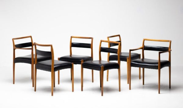 Kai Kristiansen Dining Chairs Scandinavian design mid century modern sculptural - Image 4