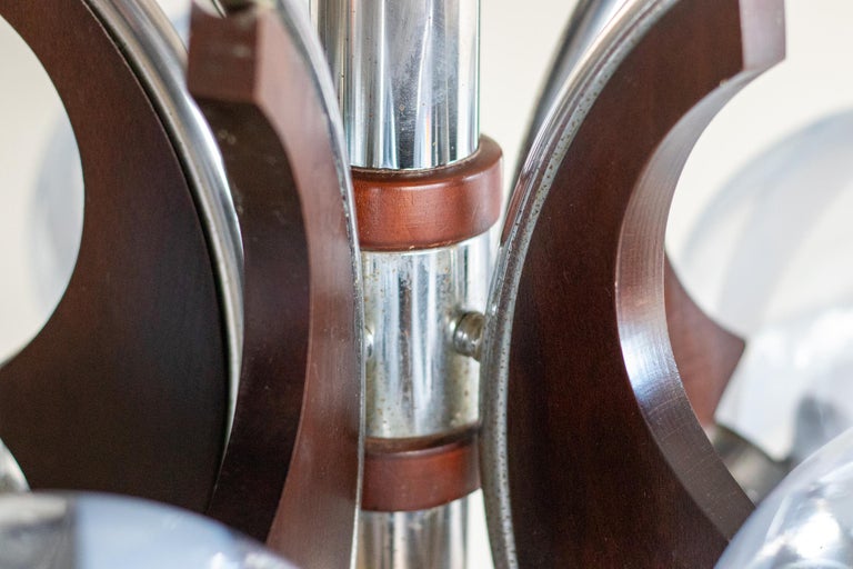 Murano Glass Chandelier by Mazzega, Italy, 1970 - Image 6