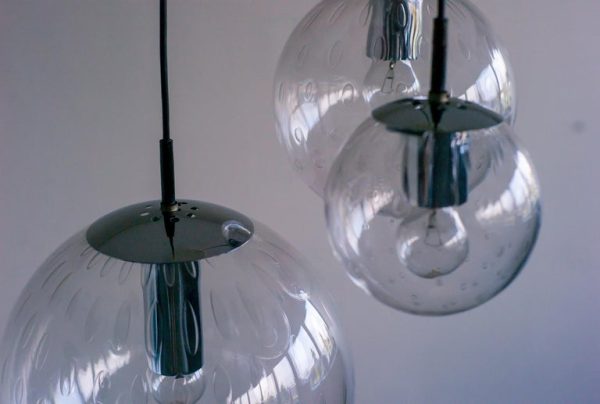 RAAK Pendant Lamp with Three 'Bubbles' Spheres - Image 6