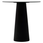 Marcel Wanders Container Dining Table, Black Base & White Top