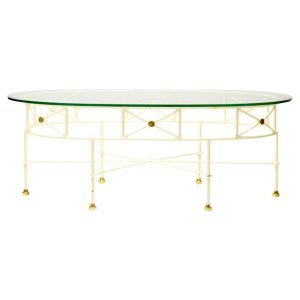 Italian Architectural Glass Coffee Table