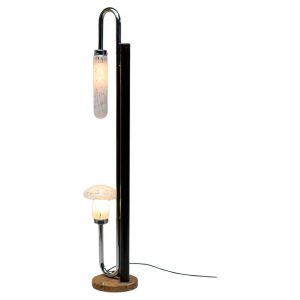 Mid Century Modern Murano Glass Floor Lamp by Carlo Nason for Mazzega