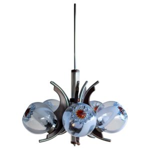 Murano Glass Chandelier by Mazzega, Italy, 1970