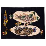 Pair of Unique Aubusson Tapestries by Jean Lurçat, Carton No 13048 and No 13049