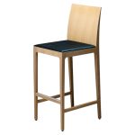 Set of Six “Anna” Beech Barstools by Crassevig, Italy, 1990s