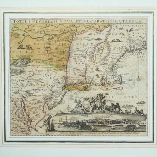 Rare Original Map of New Amsterdam (New York) – “Restitutio”, ca. 1674 – - Image 20