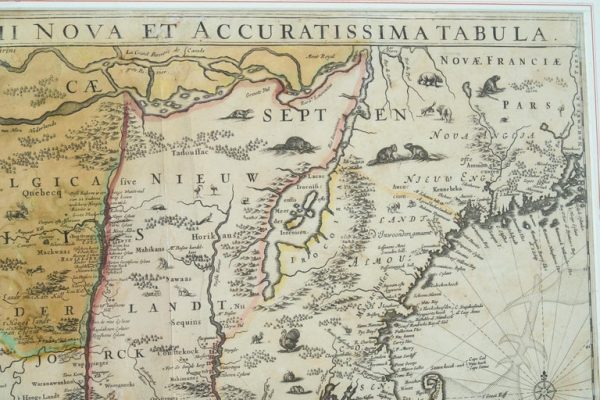 Rare Original Map of New Amsterdam (New York) – “Restitutio”, ca. 1674 – - Image 4