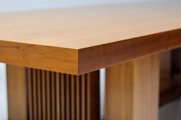 Cassina Taliesin Dining Table with 4 Barrel Chairs by Frank Lloyd Wright - Image 10