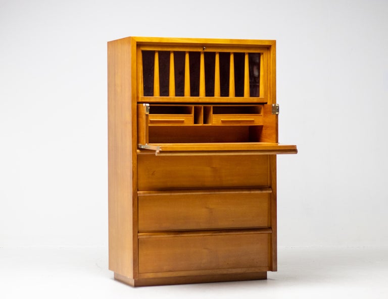 Unique One-Off T.H. Robsjohn-Gibbings Secretary Cabinet by ‘t Woonhuys, 1955 - Image 18