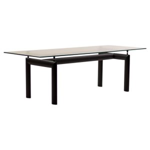 Crystal LC6 Table by Le Corbusier, Jeanneret and Perriand for Cassina