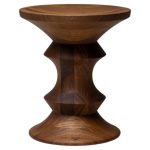Time Life Walnut Stool by Charles and Ray Eames for Vitra