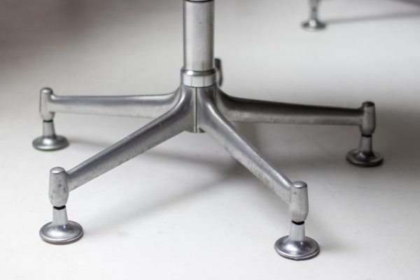Three White Leather Mid Mod Bird Desk Chairs by Fabricius & Kastholm for Kill - Image 5
