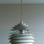 Rare Large Poul Henningsen Louvre Pendant by Louis Poulsen, 1962 - Image 11