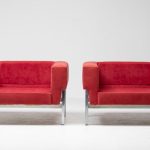 Pair of Saporiti Kiushu Armchairs - Image 9