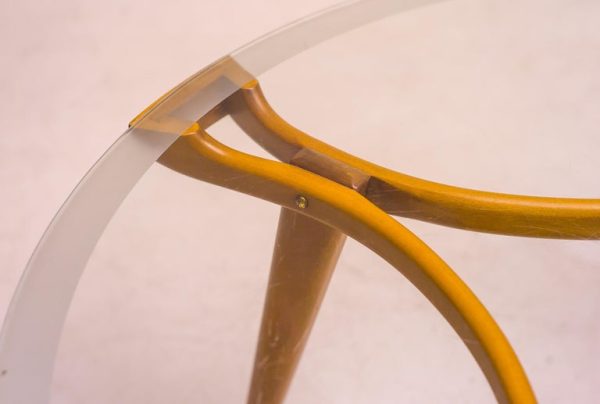 Mid Century Modern William Watting Walnut Coffee Table - Image 4