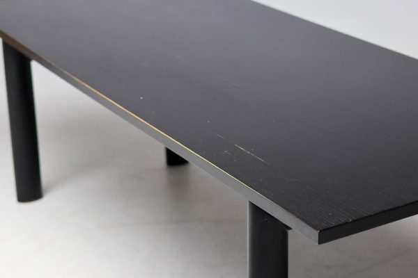 Rare Black Dye Ash LC6 Desk by Le Corbusier, Jeanneret and Perriand for Cassina - Image 8