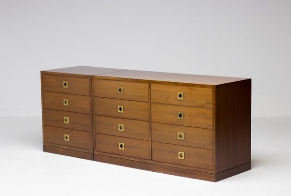 Chest of Drawers Set in Walnut - Image 7