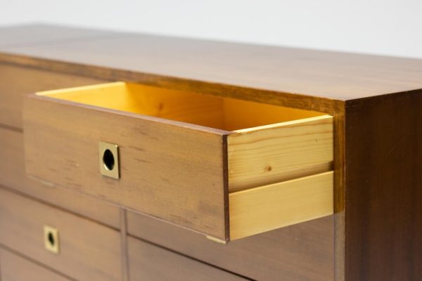 Chest of Drawers Set in Walnut - Image 9