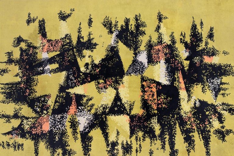 Maurice André “Cavalcade” Rug 1960 Limited Edition of 300 for SF Carpets, France - Image 3