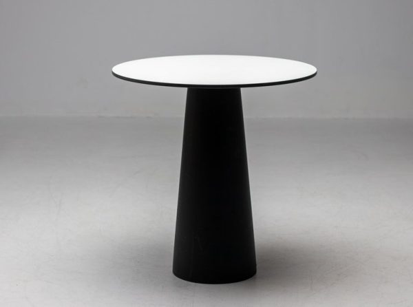 Marcel Wanders Container Dining Table, Black Base & White Top - Image 4