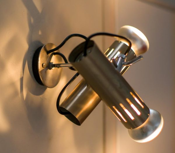 Alain Richard Double Tubular Sconce by Disderot - Image 4